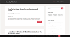 Desktop Screenshot of marketingwithsergio.com