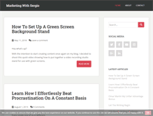 Tablet Screenshot of marketingwithsergio.com